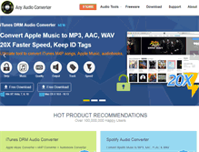 Tablet Screenshot of any-audio-converter.com